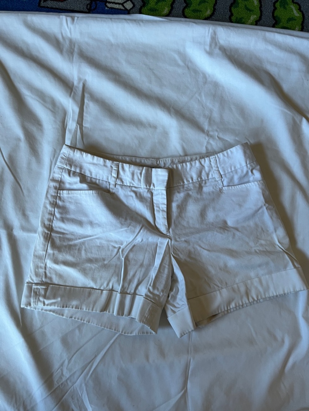Express White Women's Bermuda Shorts